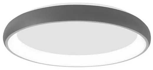 Plafoniera LED moderna design slim Ã61cm ALBI gri NVL-8105617