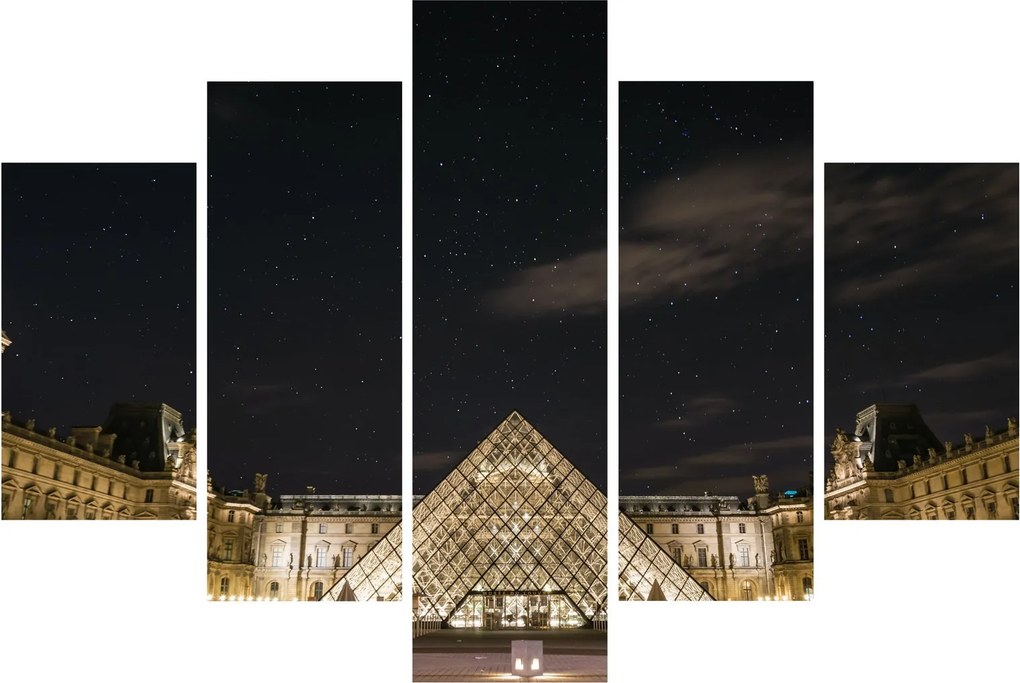 Tablou - Louvre nocturn (150x105 cm)