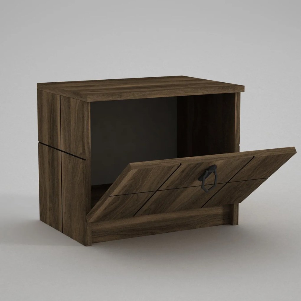 Noptieră Lost - Walnut