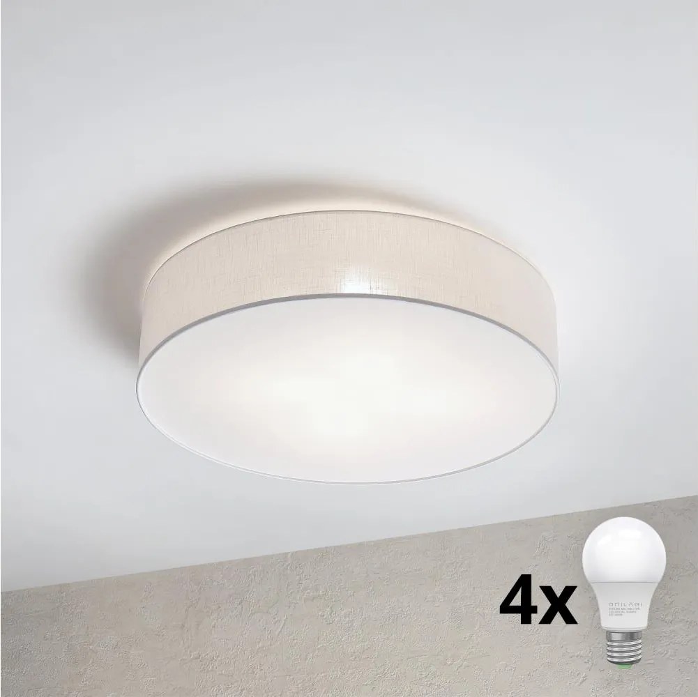 Brilagi - Plafonieră LED SIRIJA 4xE27/60W/230V, diam. 60 cm, albă