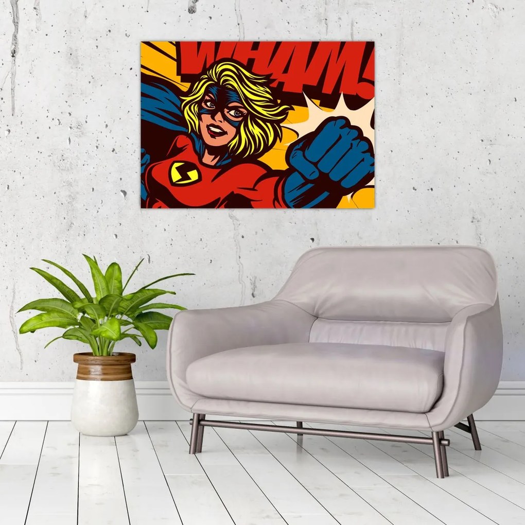 Tablou pe sticlă - Comix (70x50 cm)