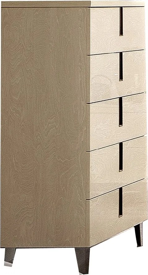 Comodă lemn masiv Almira, 75 × 42 × 120 cm