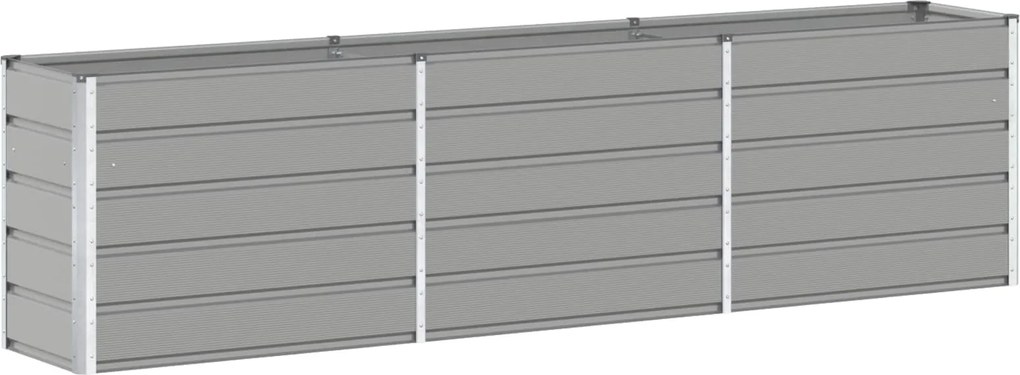 vidaXL Jardinieră Gri deschis 480 x 50 x 45 cm Oțel Galvanizat