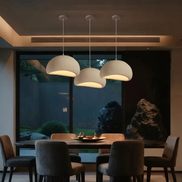 BRILAGI - Lustră suspendată pe cablu WABI SABI 1xE27/60W/230V Ø 40 cm albă