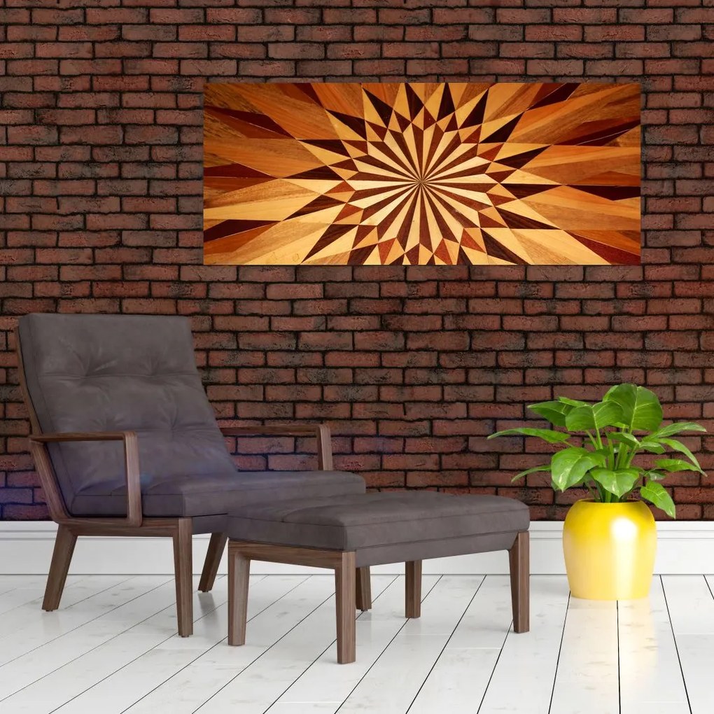 Tablou - Colaj din lemn (120x50 cm)