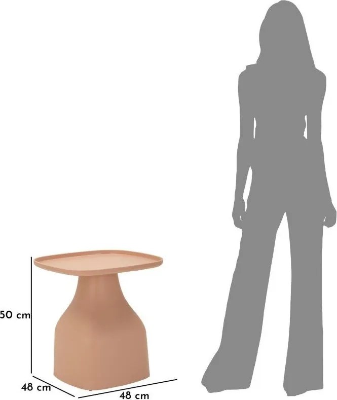 Măsuță auxiliară rotundă din plastic ø 48 cm Gea – Mauro Ferretti