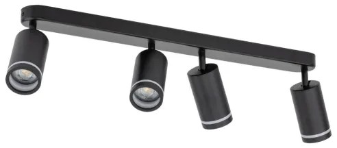 Spot JET 4xGU10/10W/230V negru
