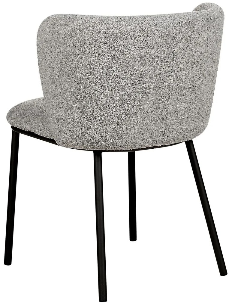 Set 2 buc scaune sufragerie Minik (gri boucle). 1081422