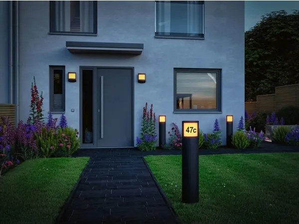 Paulmann 94514 - LED/8,5W IP44, corp iluminat reglabil pentru număr de casă PADEA 230V