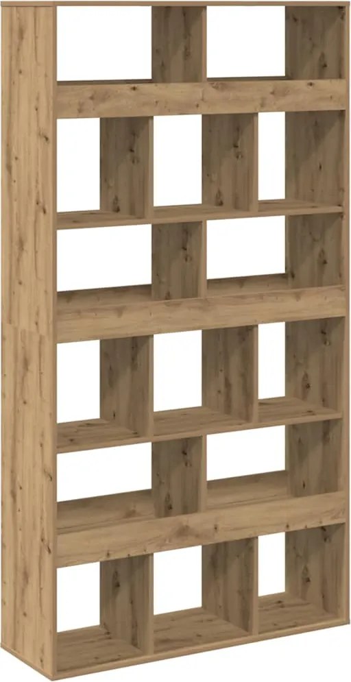 vidaXL Bibliotecă, stejar artizanal, 100x33x187,5 cm, lemn prelucrat