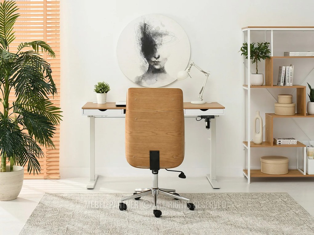 Scaun Aukley (crem + crom). Promo -13%. 1110485
