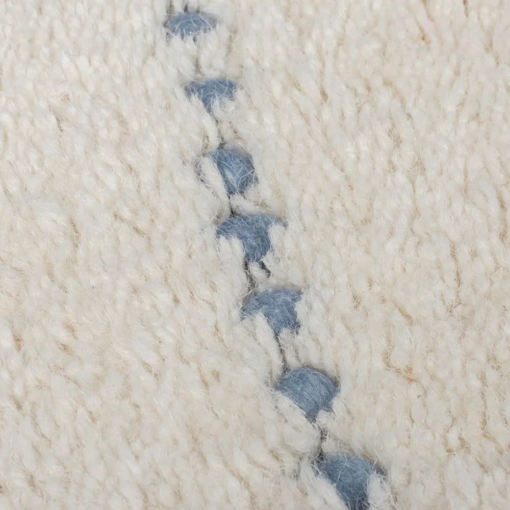 Covor crem țesut manual din lână 200x290 cm Dottie Geometric – Flair Rugs