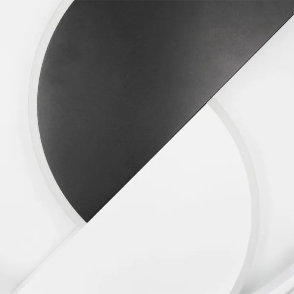 Plafonieră LED dimabilă LED/70W/230V 3000-6500K alb/negru + telecomandă