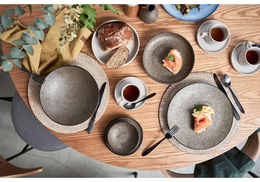 Suport din ratan pentru farfurie Tiseco Home Studio, ⌀ 36 cm, alb