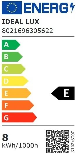 Bec LED, E27 goccia 08w 3000k cri80 satinata
