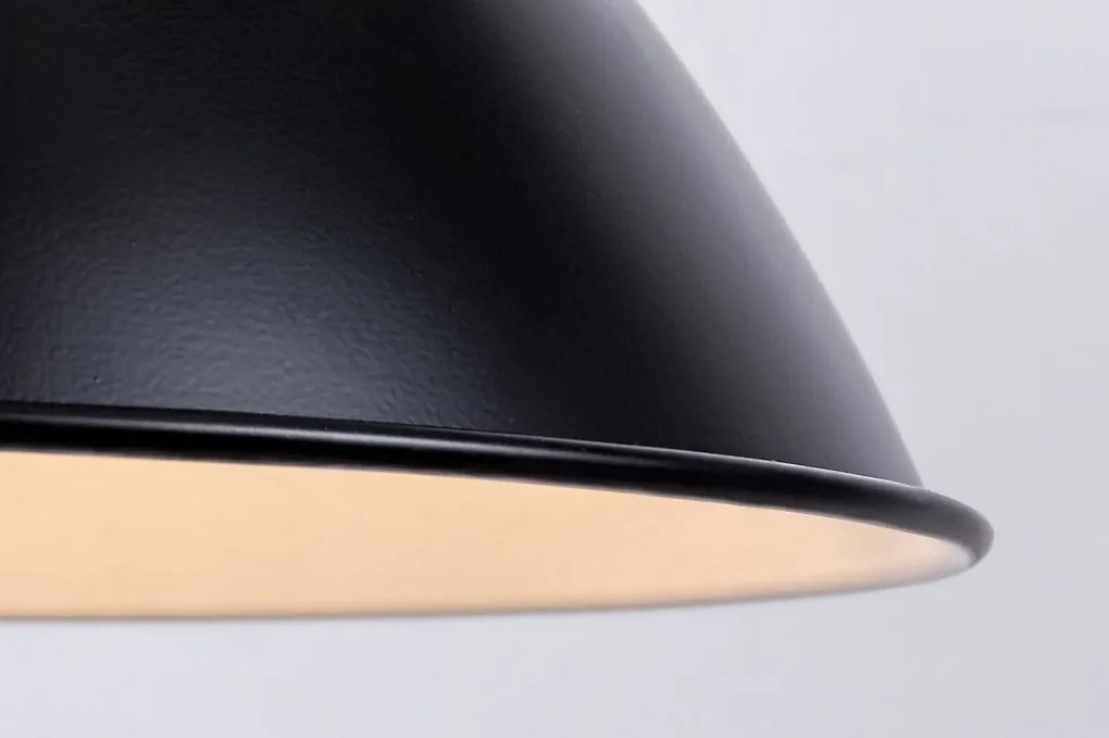 Lustra, Pendul design industrial Wilbour negru