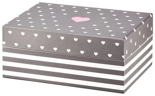 Cutie de bijuterii cu oglinda 18x11x7,5cm classic Look