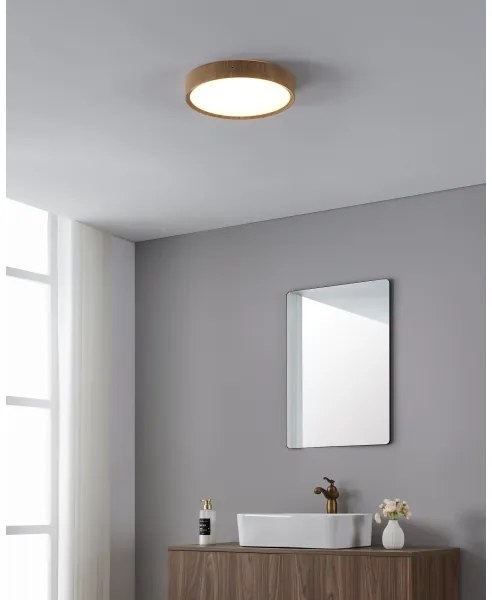 Plafonieră LED pentru baie Eglo 901126 MUSURITA LED/14,6W/230V IP44 bej