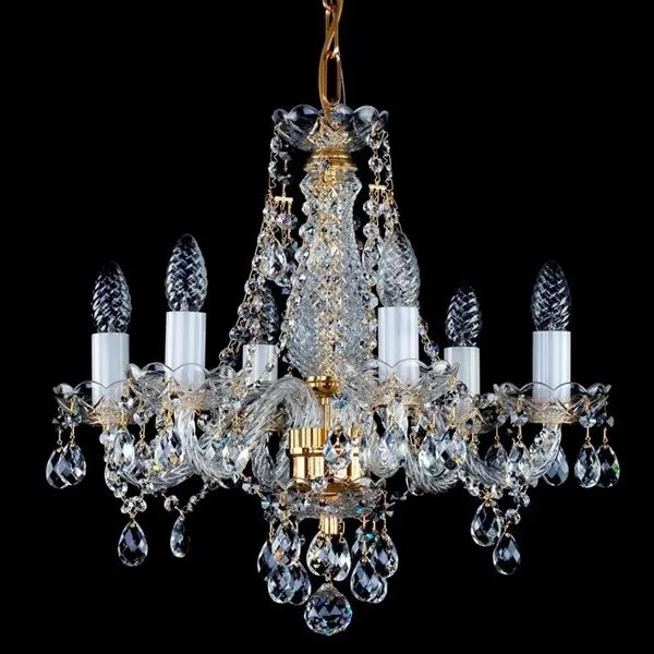 Candelabru Cristal Bohemia Exclusive 6 brate, diam. 48cm Magda VI CE