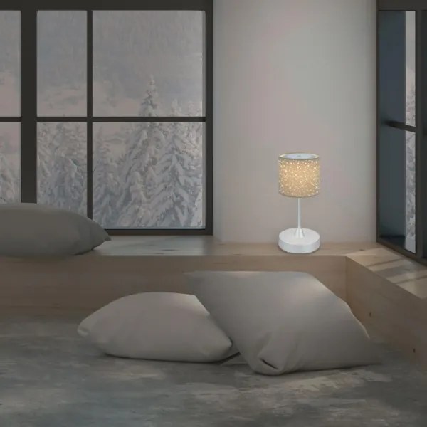 Lampă LED reîncărcabilă dimabilă de masă Brilo LOLE LED/3W/5V IP44 argintiu