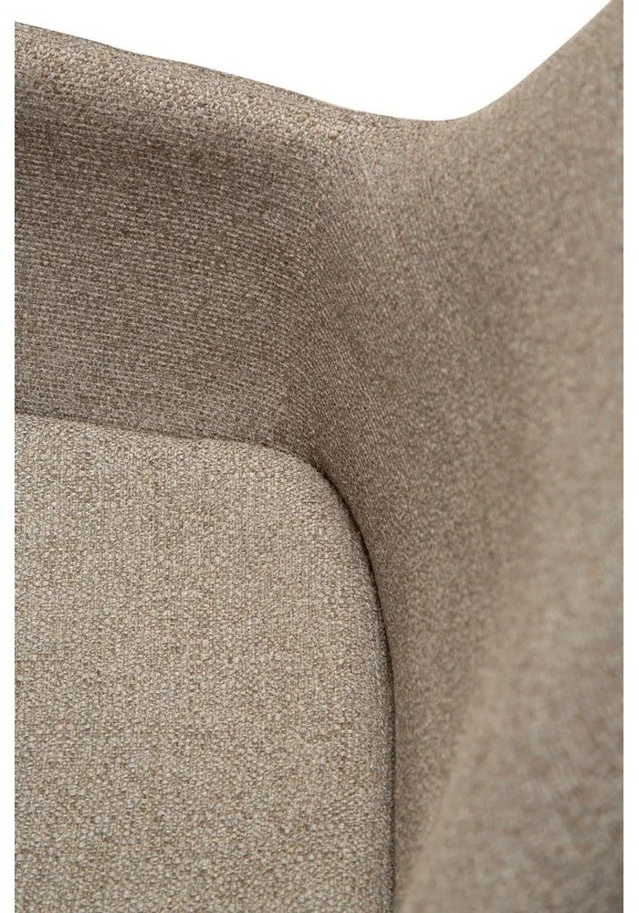 Fotoliu bej cu tapițerie din țesătură bouclé Zimmer – DAN-FORM Denmark
