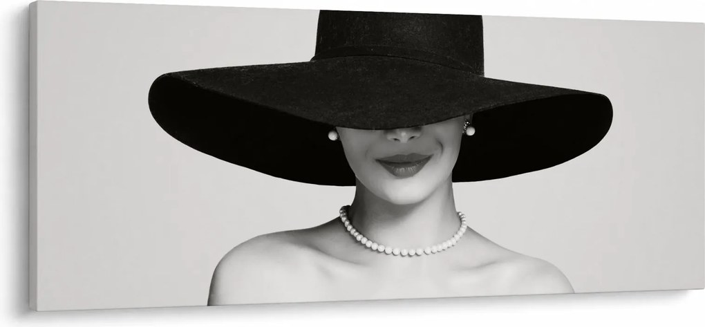 Tablou - Femeia cu pălărie (120x50 cm)