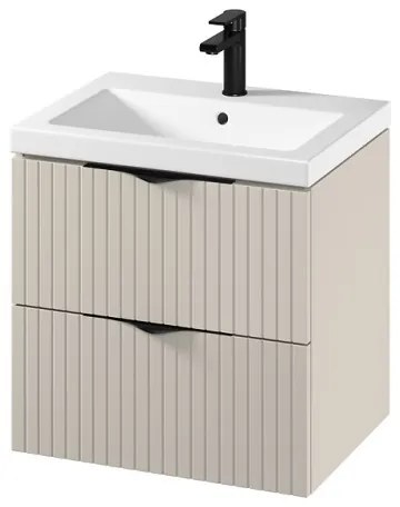 Cersanit S801-541 - Dulap suspendat pentru baie cu lavoar TIRSO 60x45 cm, bej