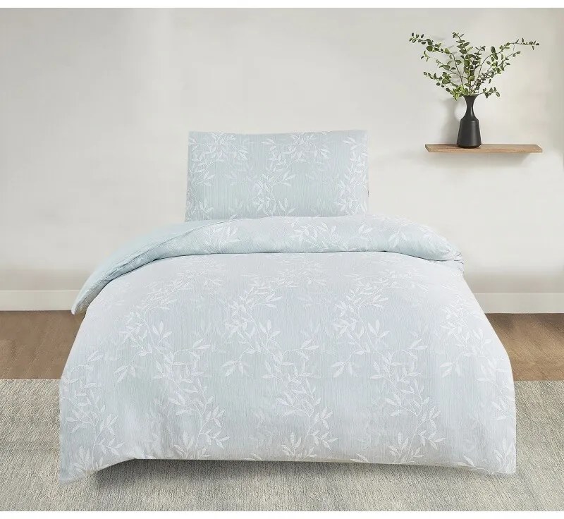 Lenjerie de pat din jacquard Alabama verde, 140 x200 cm, 70 x 90 cm