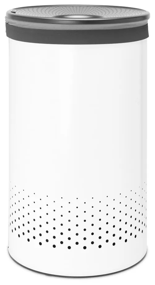 Coș de rufe alb din metal 60 l – Brabantia