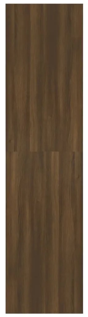 Sifonier, stejar maro, 100x50x200 cm, lemn prelucrat Stejar brun, 1
