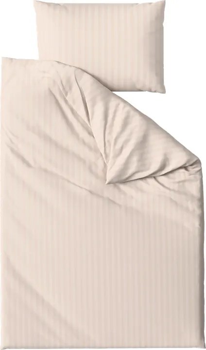 Lenjerie de pat din microfibra JASMINE sampanie - dunga 2 cm, buzunar hotel Dimensiune lenjerie de pat: 70 x 90 cm | 140 x 200 cm