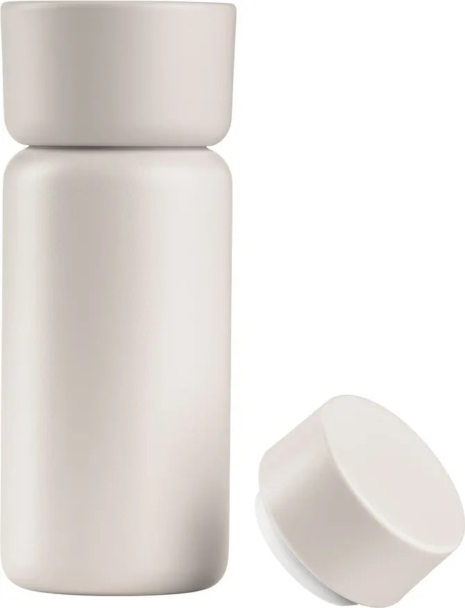 Cană termos bej din oțel inoxidabil 400 ml Singles – Zone