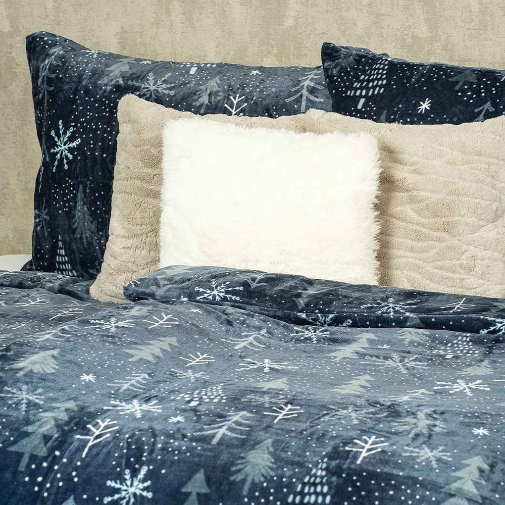 Lenjerie de pat 4Home Silent night, microflanelă, 140 x 200 cm, 70 x 90 cm