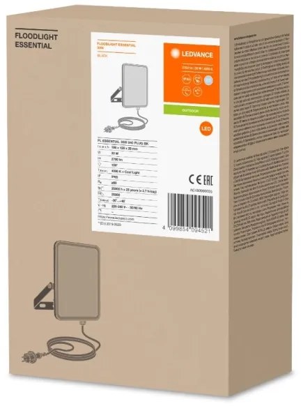Proiector LED de exterior FLOODLIGHT ESSENTIAL LED/30W/230V IP65 Ledvance