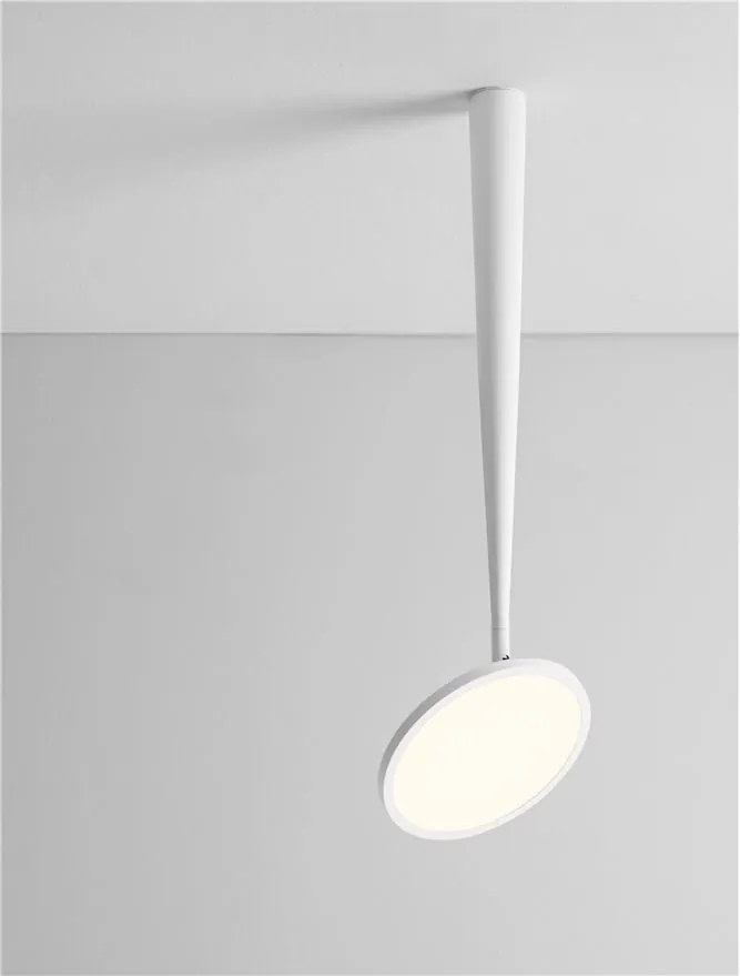 Lustra LED design ambiental EKEI alb
