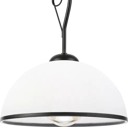 Lustră pe tijă RETRO 1xE27/60W/230V negru/alb