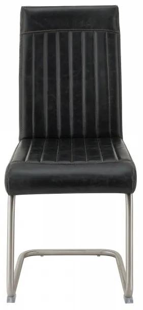 Set 2 scaune piele artificiala Sit&amp;Chairs negre
