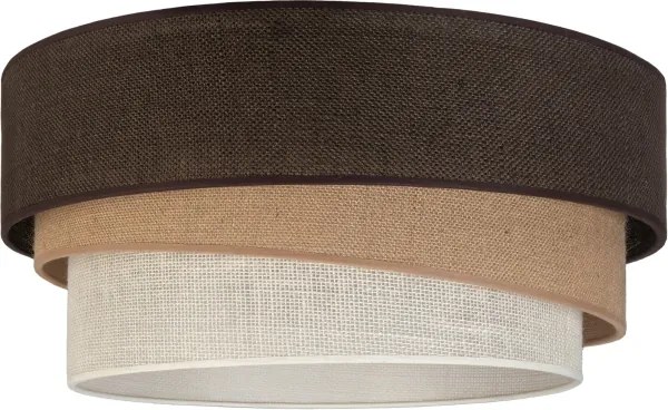 BRILAGI - Plafonieră TRIO 1xE27/60W/230V, Ø 40 cm, maro/bej/alb