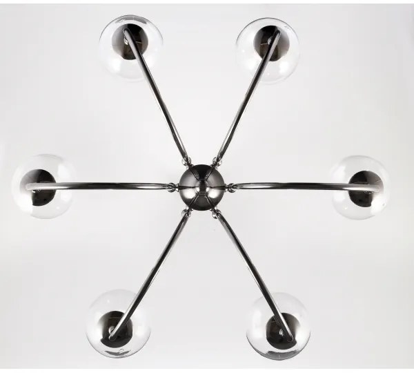 Lustră pe lanț Jupiter 2022 BRILLANTE 6xG9/10W/230V crom lucios