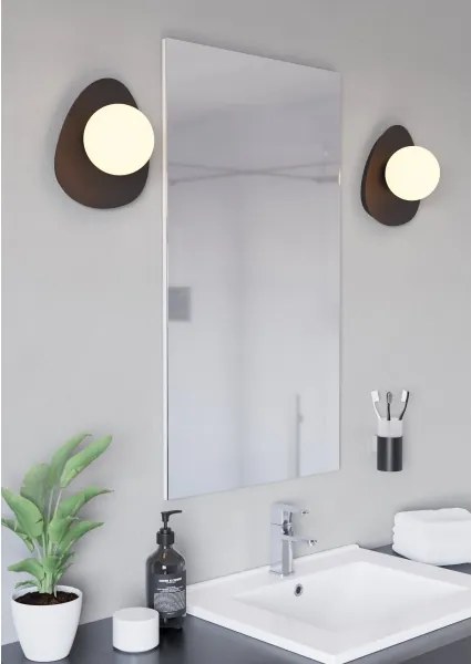 Eglo 902091 - Aplică LED de perete pentru baie CASTROVIDO, 1xG9/4,2W/230V, IP44, neagră