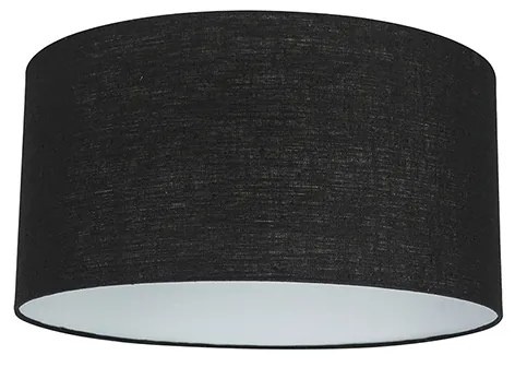 Abajur din material textil negru 50/50/25