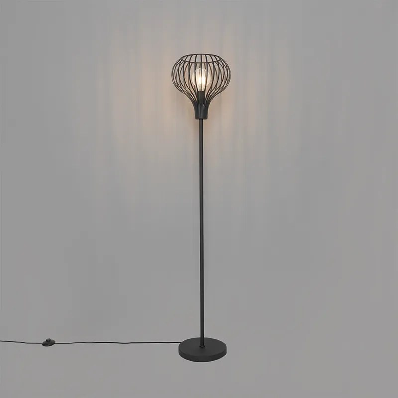 Lampa de podea modernă neagră - Saffira