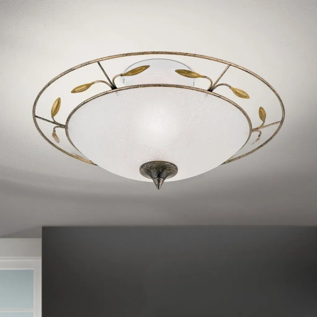 Plafoniera design rustic Luca DL 7-338/2 Antik OR