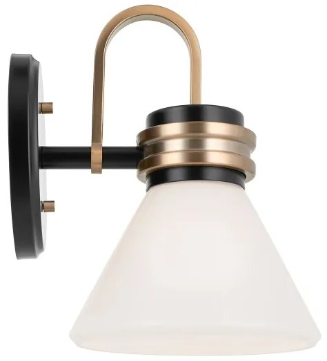 Lampă LED pentru baie Kichler KL-FARUM1-BK FARUM 1xG9/3W/230V negru/alamă