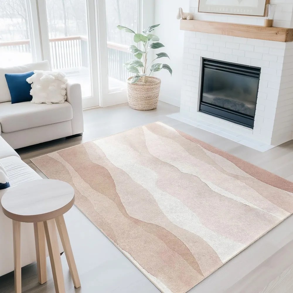 Covor tip traversă crem lavabil 80x200 cm Komodo Beach – Mila Home