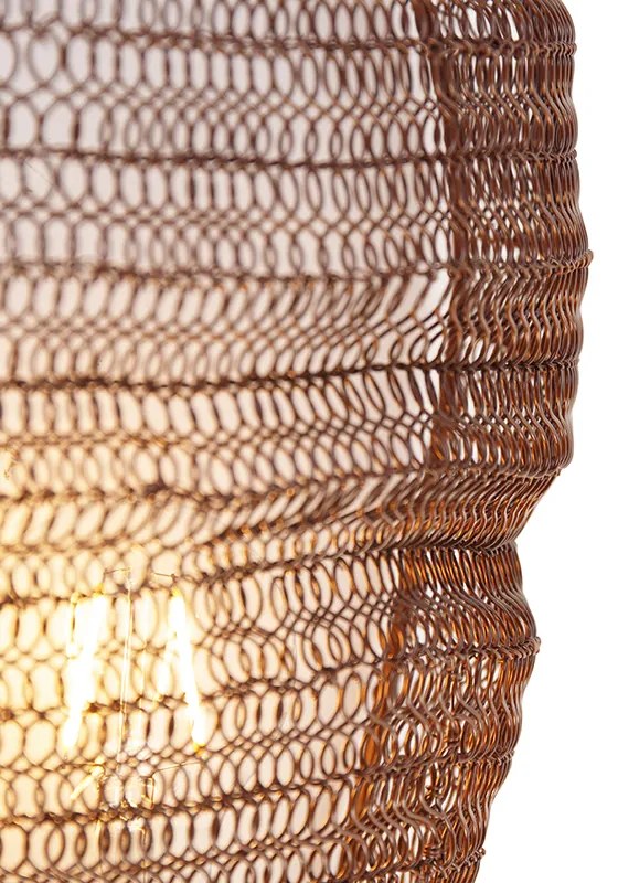 Lampă de perete orientală bronz 35 cm - Nidum