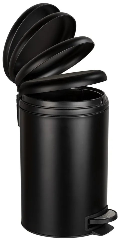 Coș de gunoi Wenko Leman Easy Close, 12 l, negru