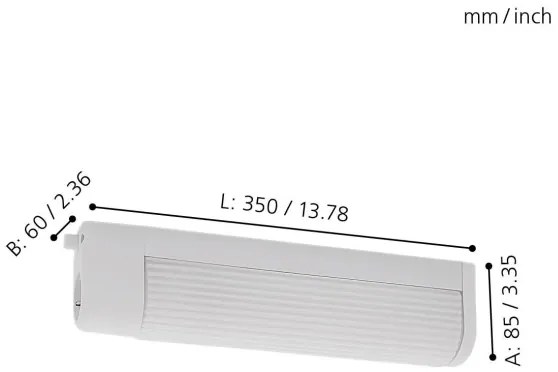 Aplică Eglo 94987 BARI 1 2xE14/40W/230V