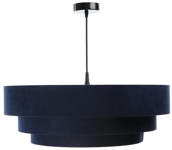 Lustr TRINITI 1xE27/60W/230V albastru/auriu pe cablu