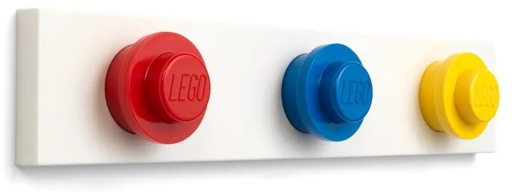 Cuier de perete LEGO®, roșu-albastru-galben